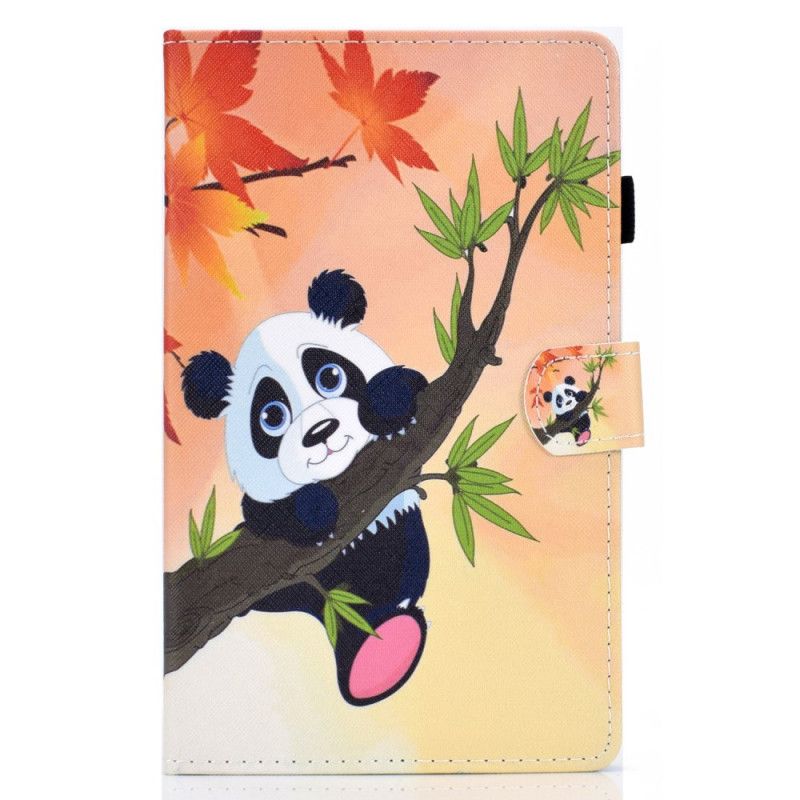 Flip Cover Læder for Samsung Galaxy Tab A7 Sød Panda