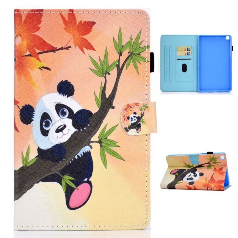 Flip Cover Læder for Samsung Galaxy Tab A7 Sød Panda