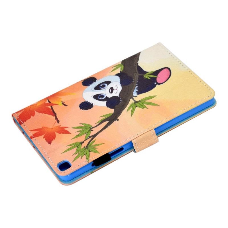 Flip Cover Læder for Samsung Galaxy Tab A7 Sød Panda