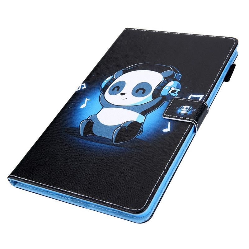 Flip Cover Læder Samsung Galaxy Tab A7 Funky Panda