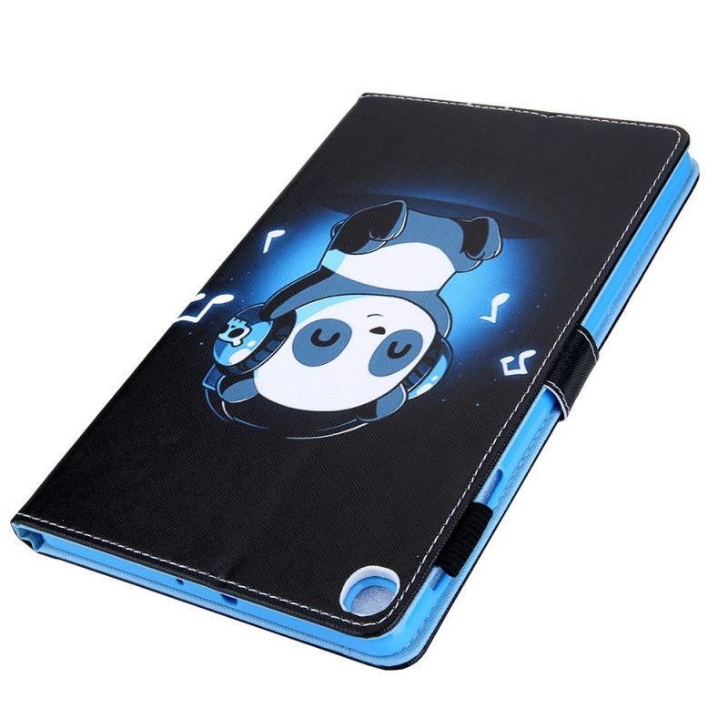 Flip Cover Læder Samsung Galaxy Tab A7 Funky Panda