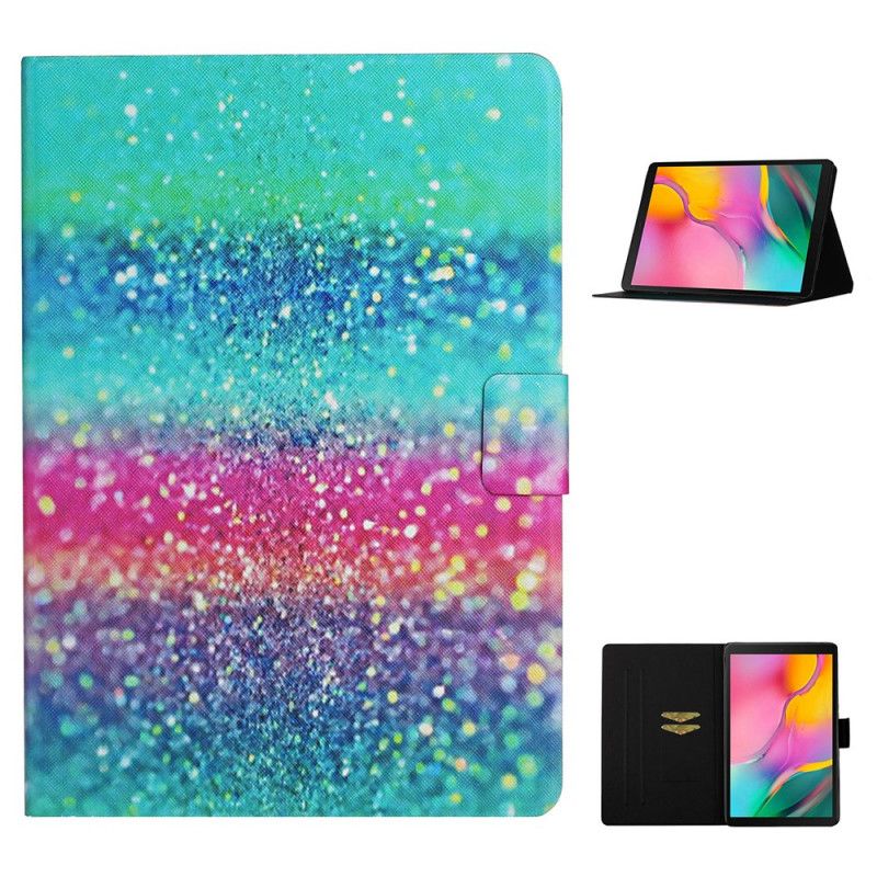 Flip Cover Læder Samsung Galaxy Tab A7 Glitterelement