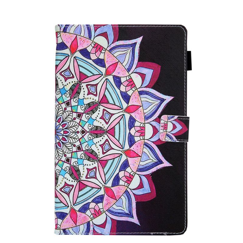 Flip Cover Læder Samsung Galaxy Tab A7 Grafisk Mandala