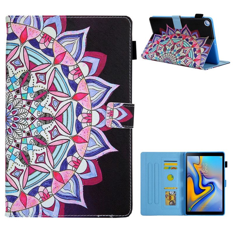 Flip Cover Læder Samsung Galaxy Tab A7 Grafisk Mandala