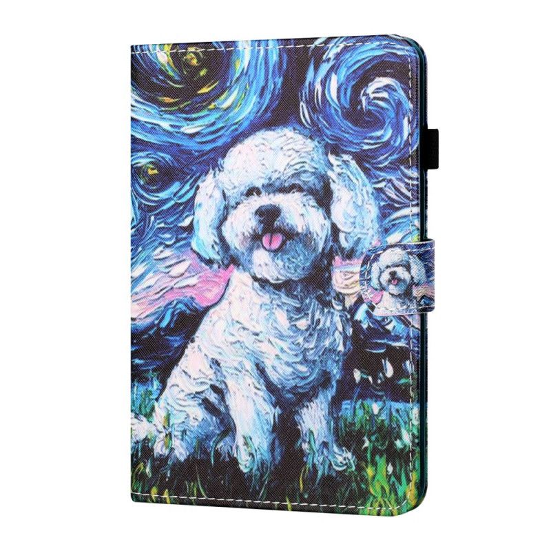 Flip Cover Læder Samsung Galaxy Tab A7 Hundekunst Beskyttelse