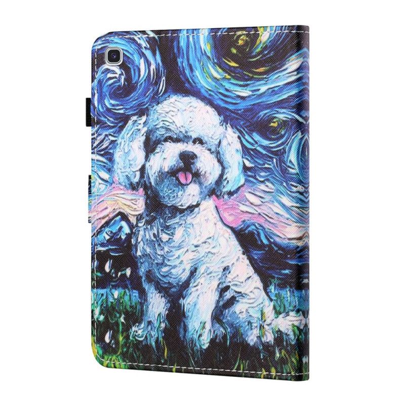 Flip Cover Læder Samsung Galaxy Tab A7 Hundekunst Beskyttelse