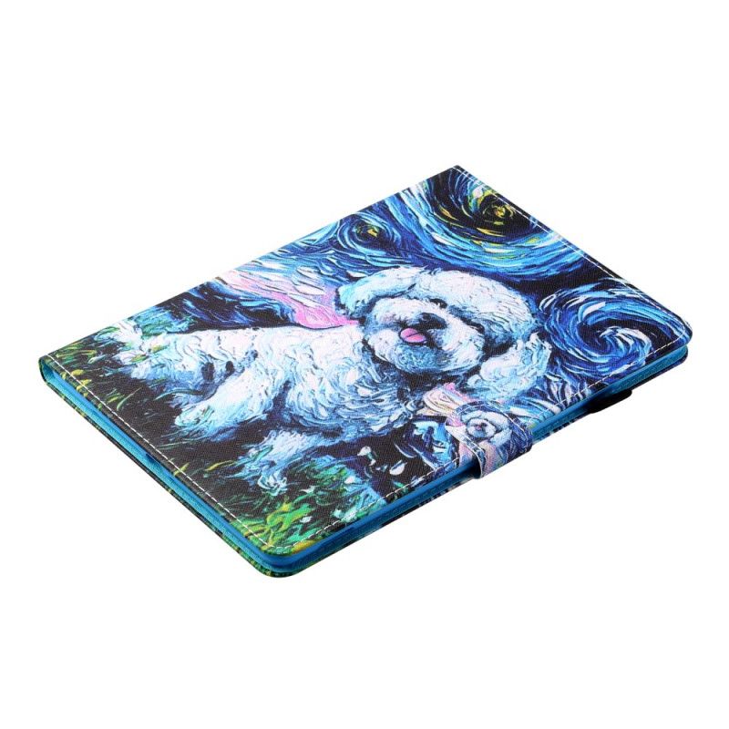 Flip Cover Læder Samsung Galaxy Tab A7 Hundekunst Beskyttelse