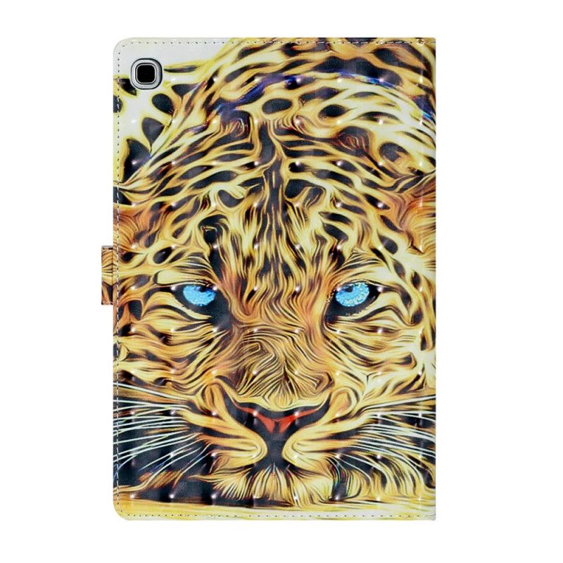 Flip Cover Læder Samsung Galaxy Tab A7 Leopard