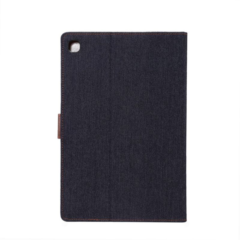 Flip Cover Læder Samsung Galaxy Tab A7 Sort Jeans