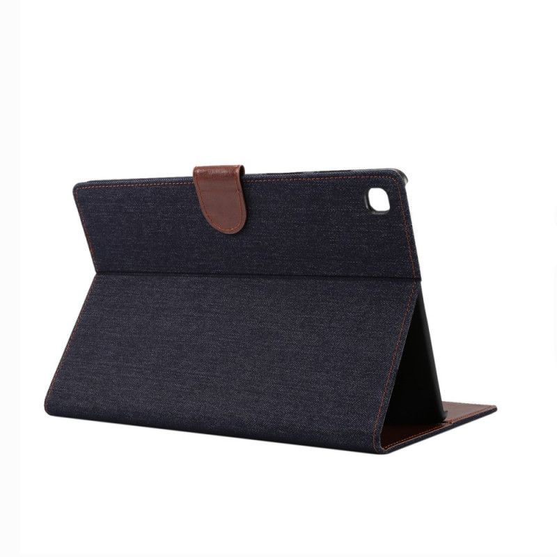 Flip Cover Læder Samsung Galaxy Tab A7 Sort Jeans