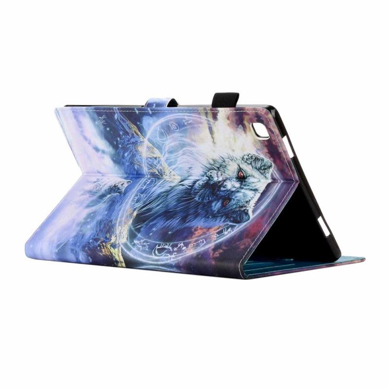 Flip Cover Læder Samsung Galaxy Tab A7 Ulv