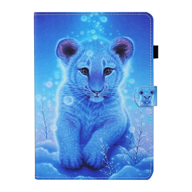 Flip Cover Samsung Galaxy Tab A7 Baby Tiger