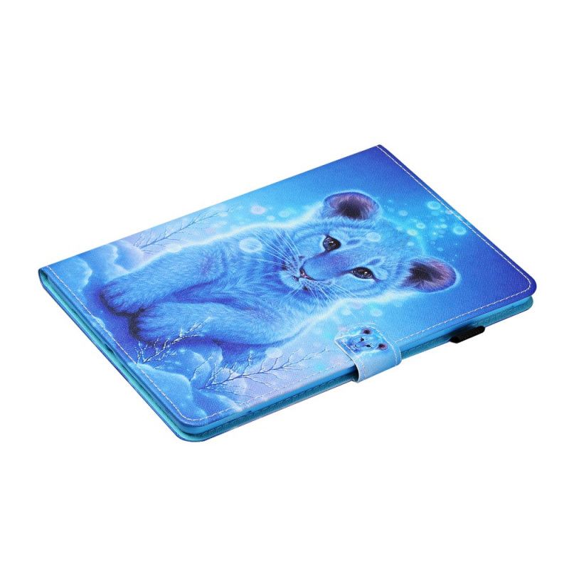 Flip Cover Samsung Galaxy Tab A7 Baby Tiger