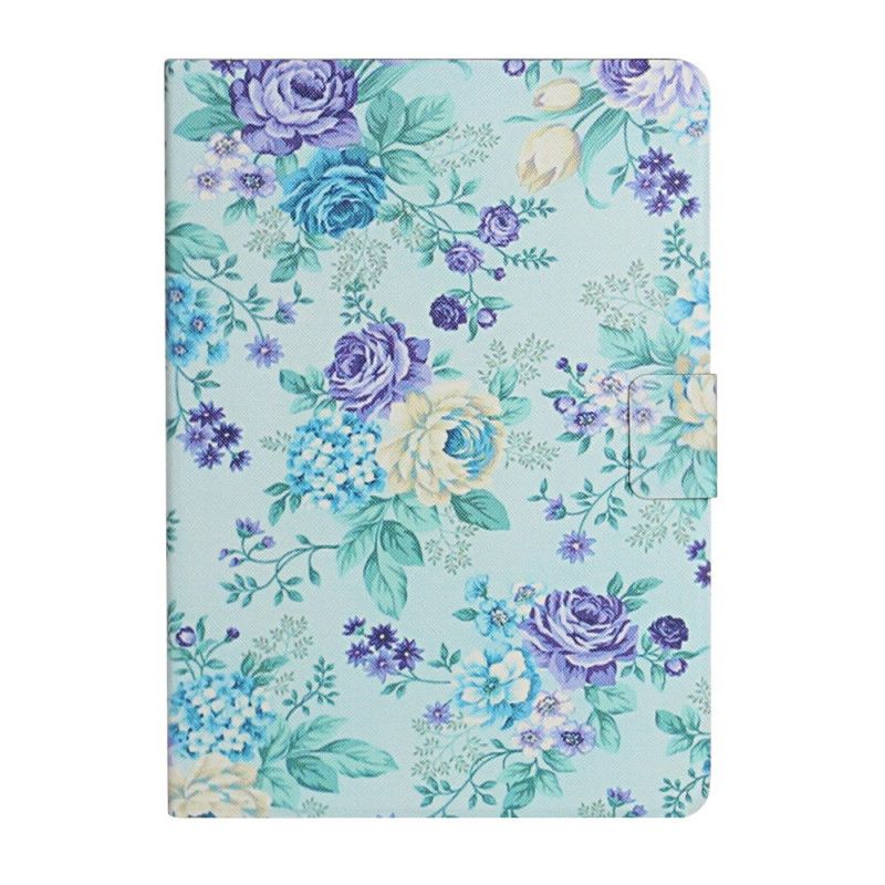 Flip Cover Samsung Galaxy Tab A7 Grå Mobilcover Blomster Blomster Blomster