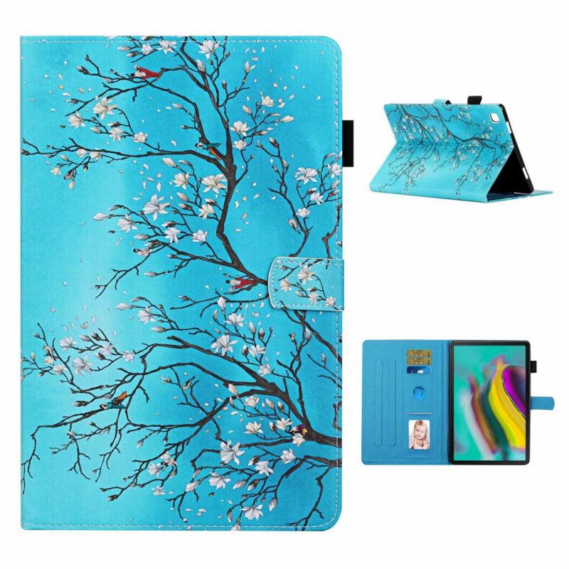 Flip Cover Samsung Galaxy Tab A7 Mobilcover Blomstrende Grene