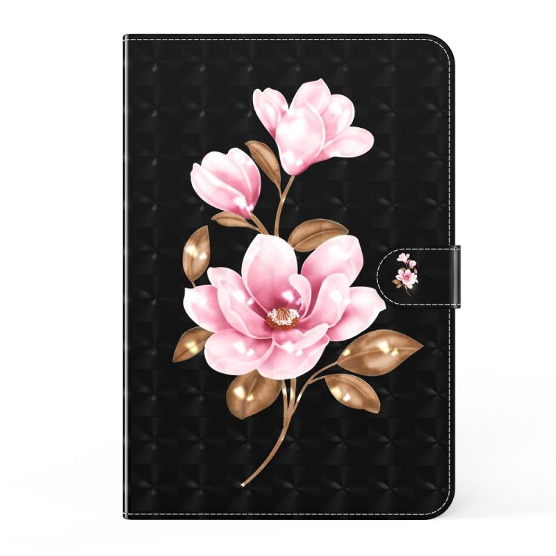 Flip Cover Samsung Galaxy Tab A7 Mobilcover Lyserøde Lyserøde Blomster