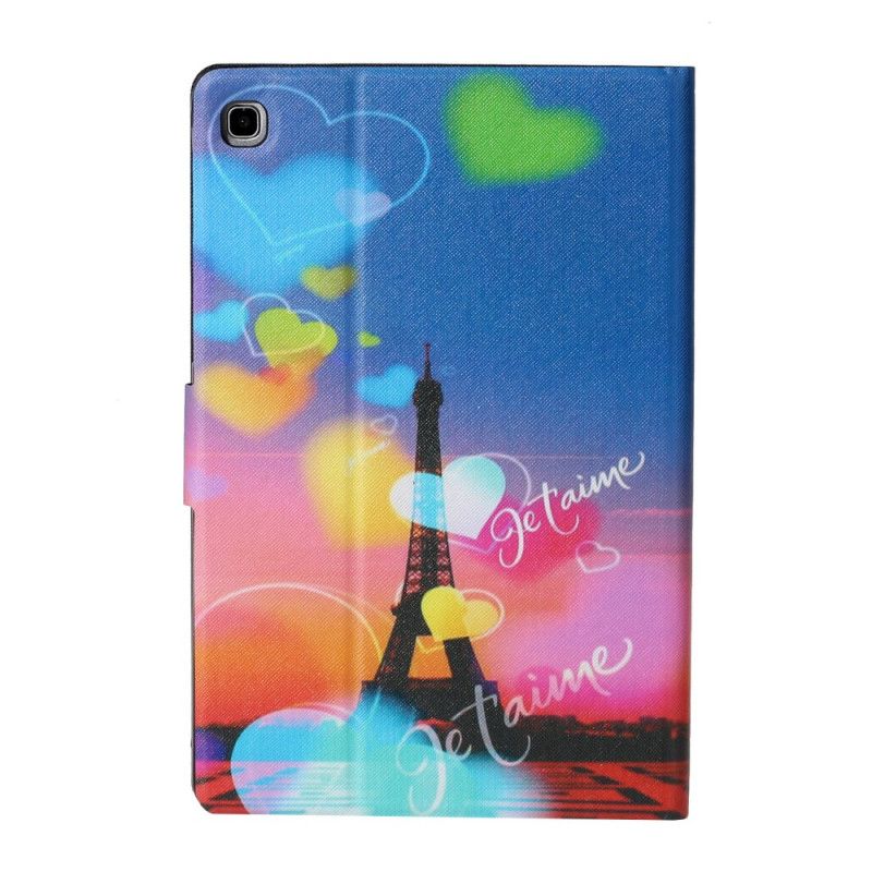 Flip Cover Samsung Galaxy Tab A7 Mobilcover Paris. Jeg Elsker Dig