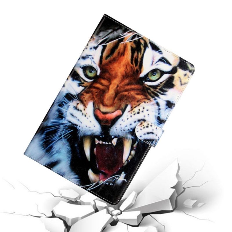 Flip Cover Samsung Galaxy Tab A7 Storslået Tiger