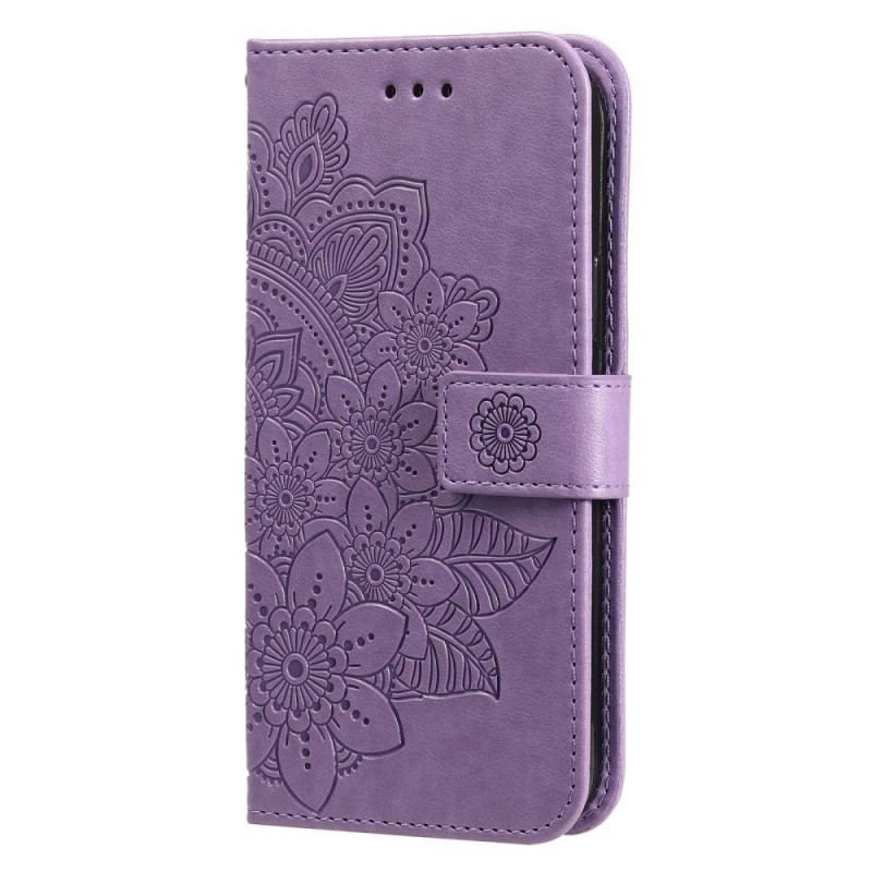 Flip Cover Oppo Find X5 Med Snor Strappy Mandala