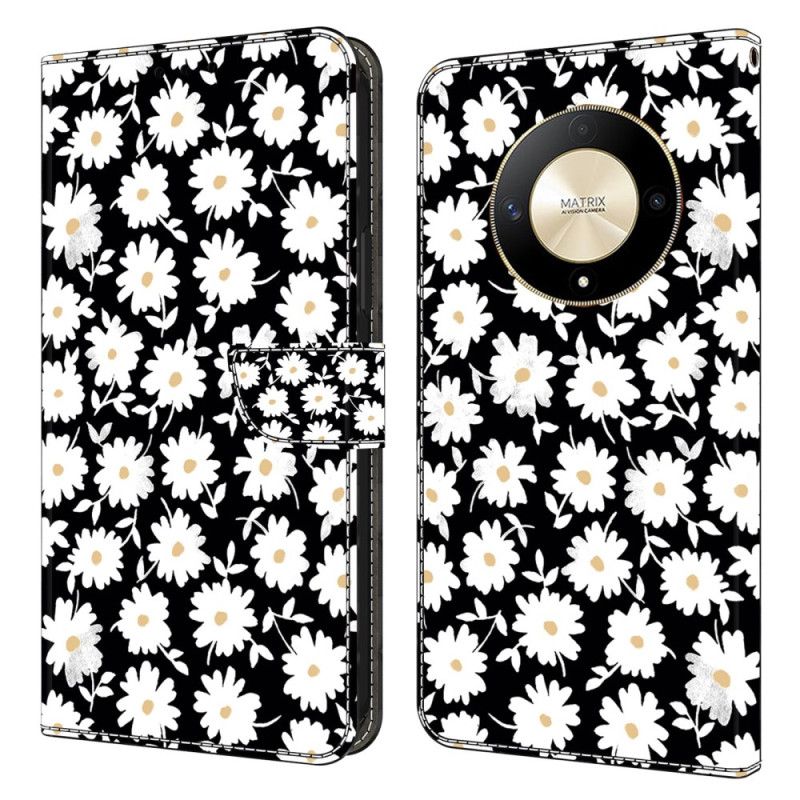 Flip Cover Honor X9b / Magic 6 Lite Blomster