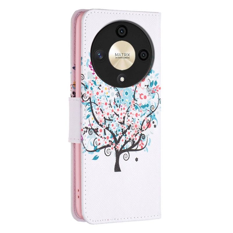 Flip Cover Honor X9b / Magic 6 Lite Blomstrende Træ