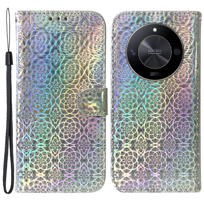 Flip Cover Honor X9b / Magic 6 Lite Strappy Disco Style