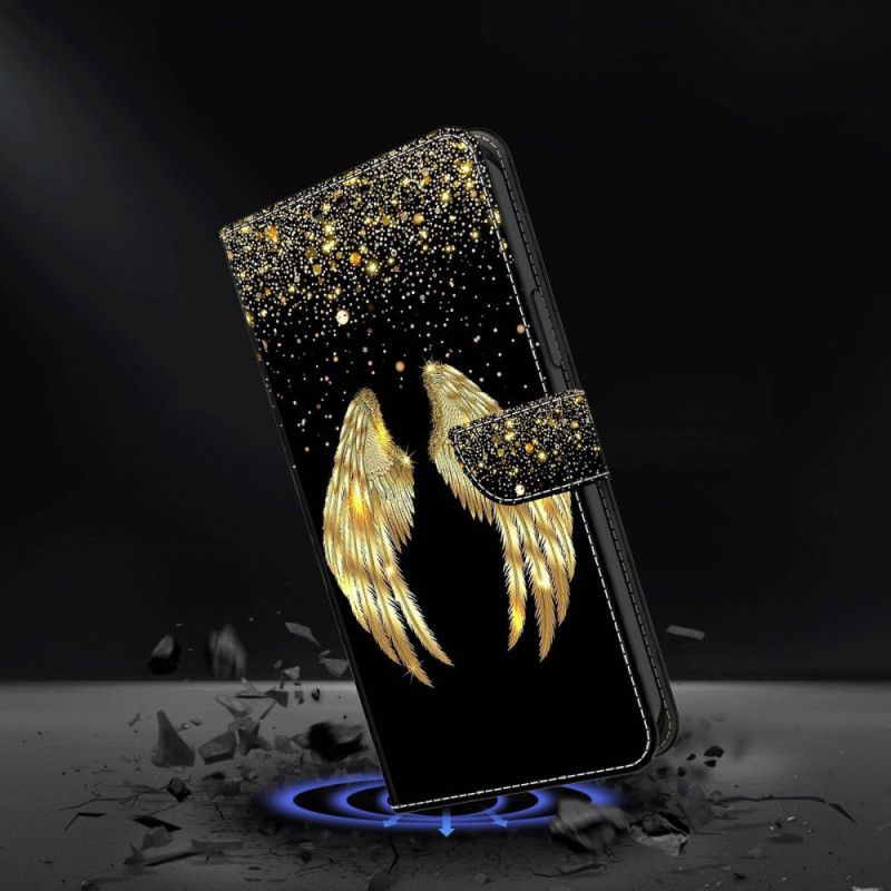 Flip Cover Til Honor X9b / Magic 6 Lite Gyldne Vinger