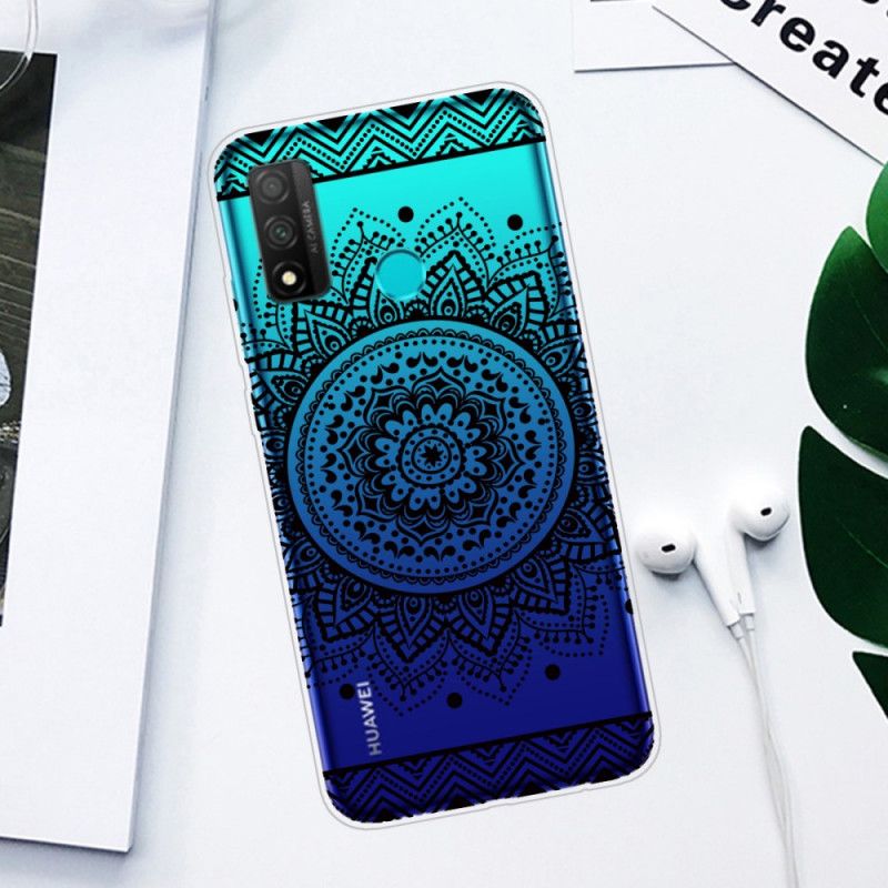 Cover for Huawei P Smart 2020 Gennemsigtig Blomstermandala