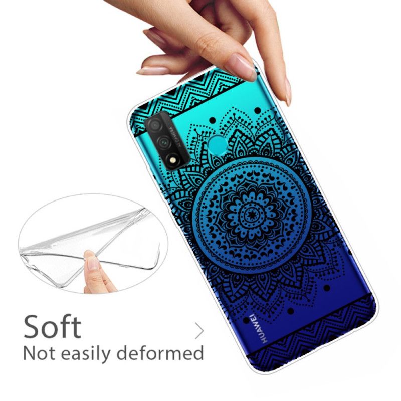 Cover for Huawei P Smart 2020 Gennemsigtig Blomstermandala