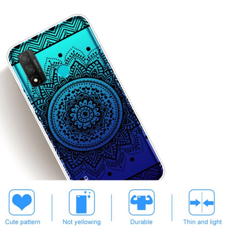 Cover for Huawei P Smart 2020 Gennemsigtig Blomstermandala