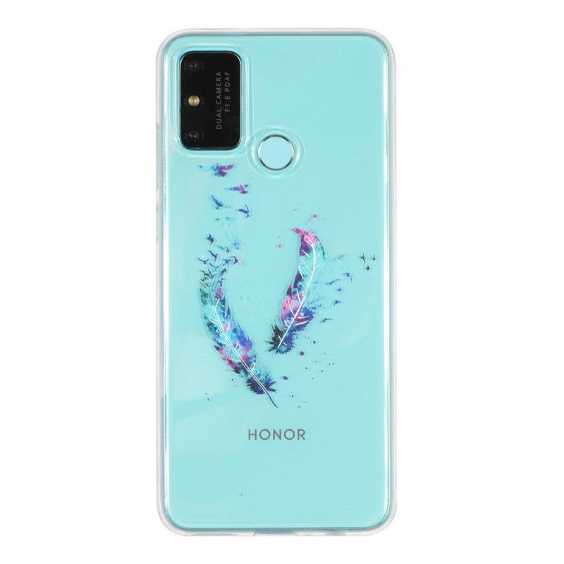 Cover for Huawei P Smart 2020 Gennemsigtige Fjer