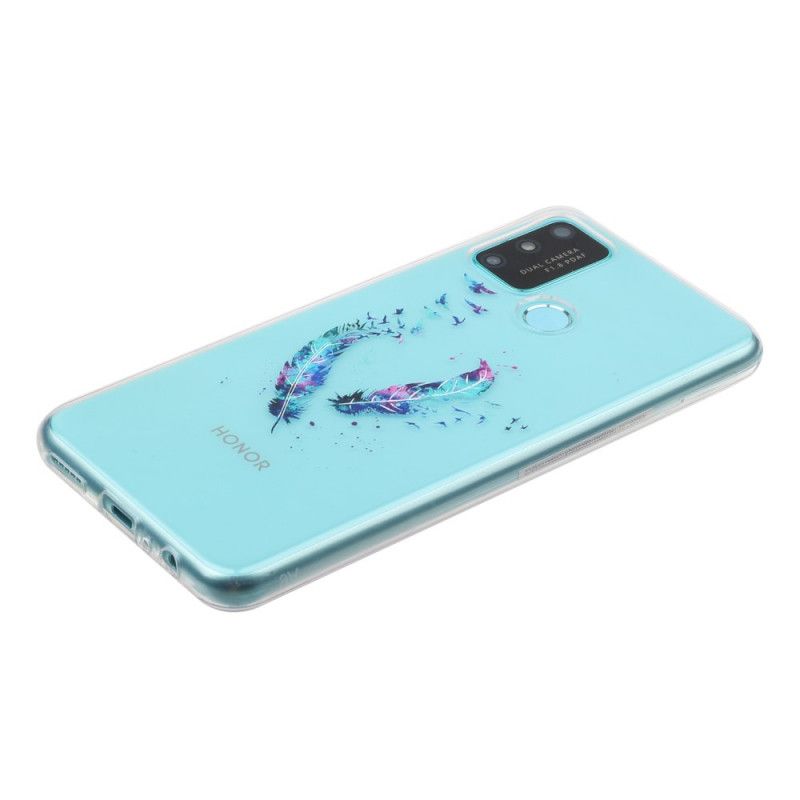 Cover for Huawei P Smart 2020 Gennemsigtige Fjer