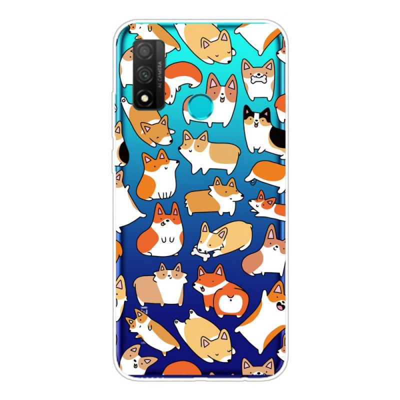 Cover for Huawei P Smart 2020 Gennemsigtige Flere Hunde