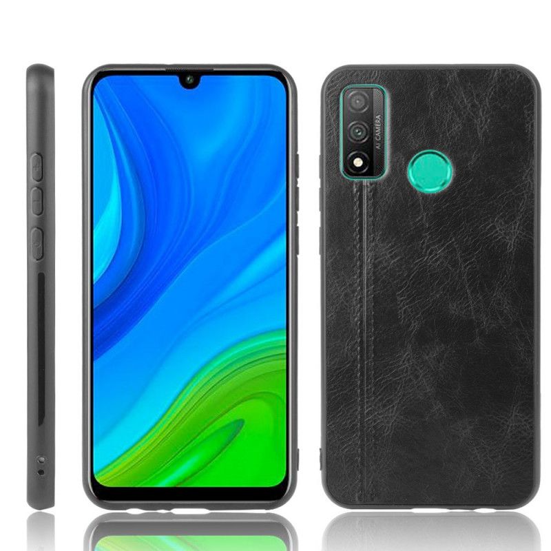 Cover for Huawei P Smart 2020 Sort Syet Lædereffekt