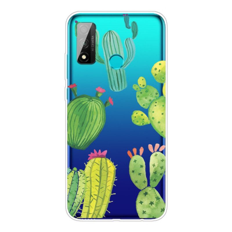 Cover Huawei P Smart 2020 Akvarelkaktus