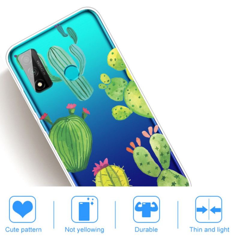 Cover Huawei P Smart 2020 Akvarelkaktus