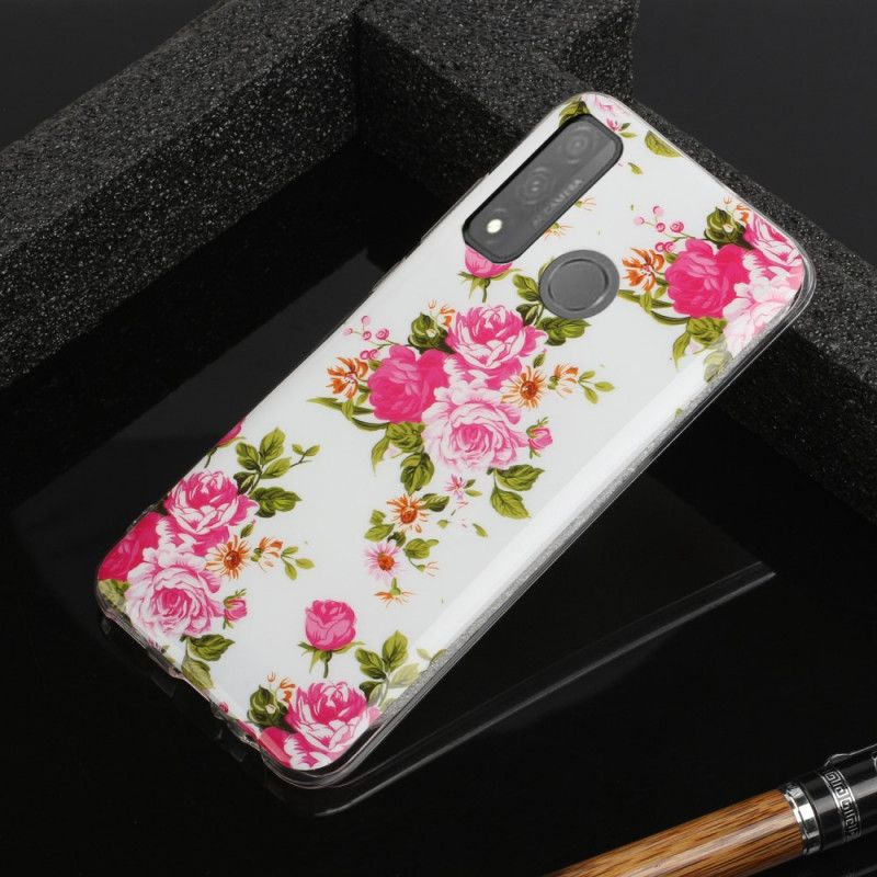 Cover Huawei P Smart 2020 Fluorescerende Frihedsblomster