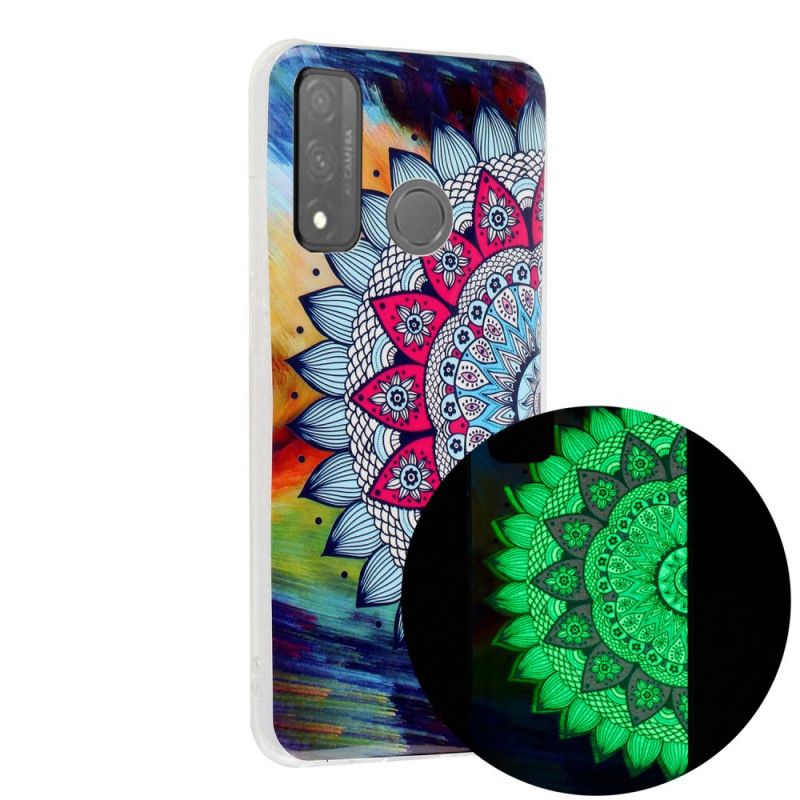 Cover Huawei P Smart 2020 Fluorescerende Mandala Blomst Original