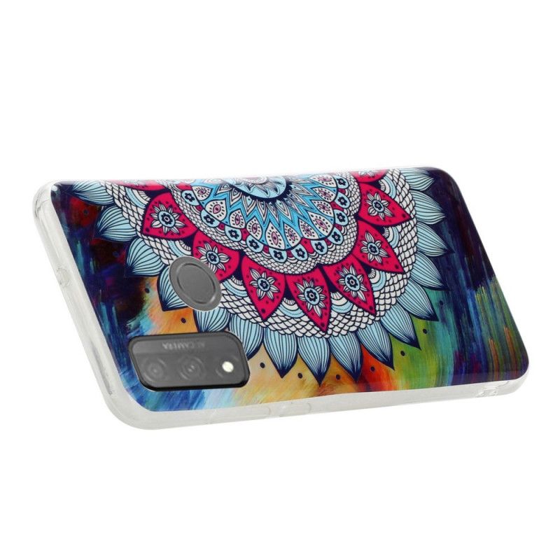 Cover Huawei P Smart 2020 Fluorescerende Mandala Blomst Original