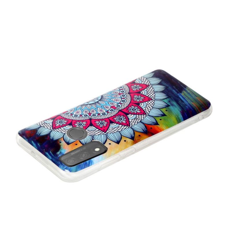 Cover Huawei P Smart 2020 Fluorescerende Mandala Blomst Original