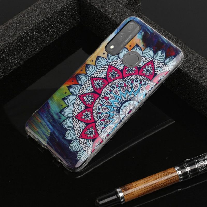 Cover Huawei P Smart 2020 Fluorescerende Mandala Blomst Original