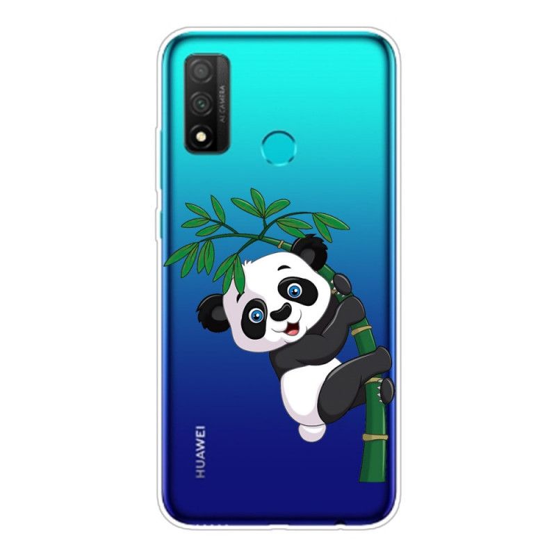 Cover Huawei P Smart 2020 Gennemsigtig Panda På Bambussen Original