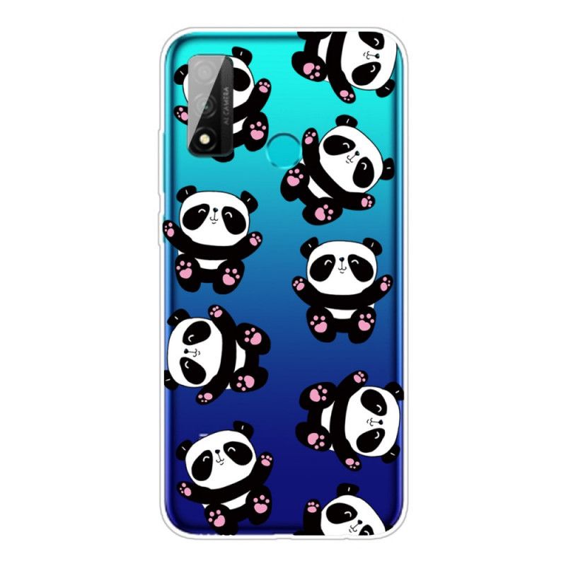 Cover Huawei P Smart 2020 Gennemsigtige Pandaer Har Det Sjovt