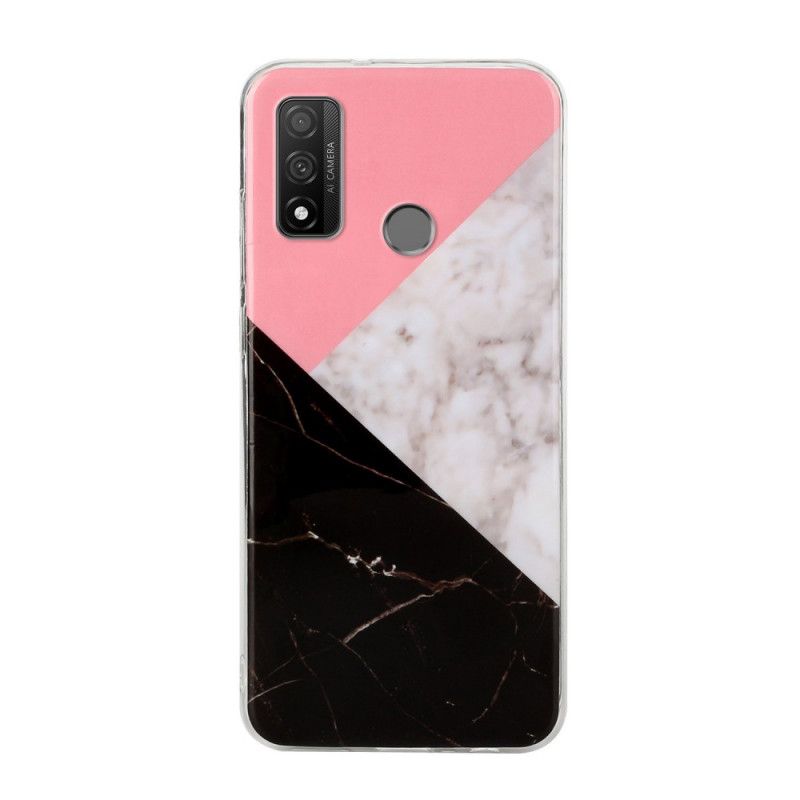 Cover Huawei P Smart 2020 Geometrisk Marmoreffekt Original