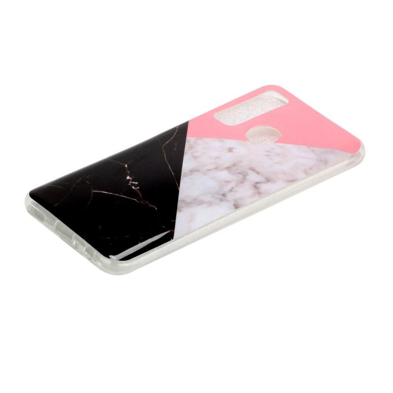 Cover Huawei P Smart 2020 Geometrisk Marmoreffekt Original