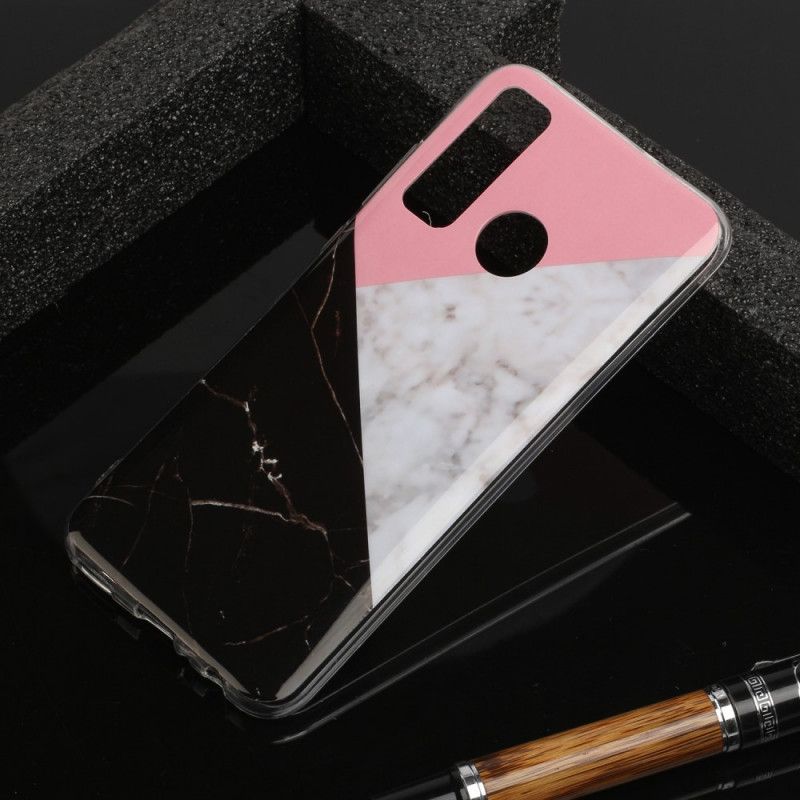 Cover Huawei P Smart 2020 Geometrisk Marmoreffekt Original