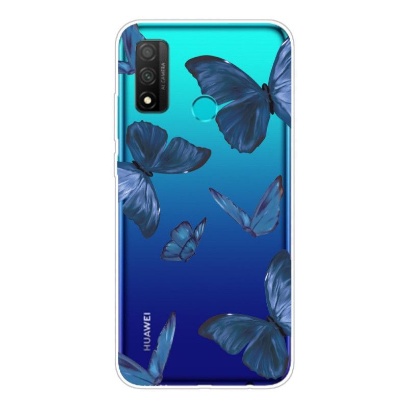 Cover Huawei P Smart 2020 Lyserød Mobilcover Vilde Sommerfugle