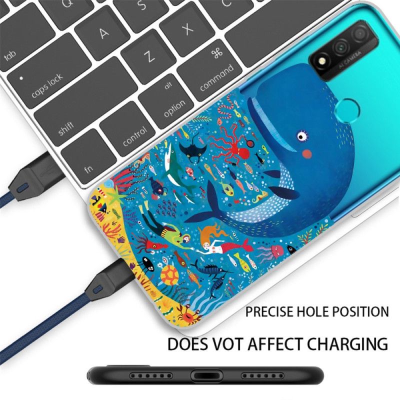 Cover Huawei P Smart 2020 Marine Verden Original