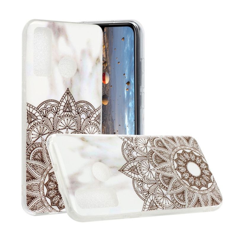 Cover Huawei P Smart 2020 Marmoreret Mandala