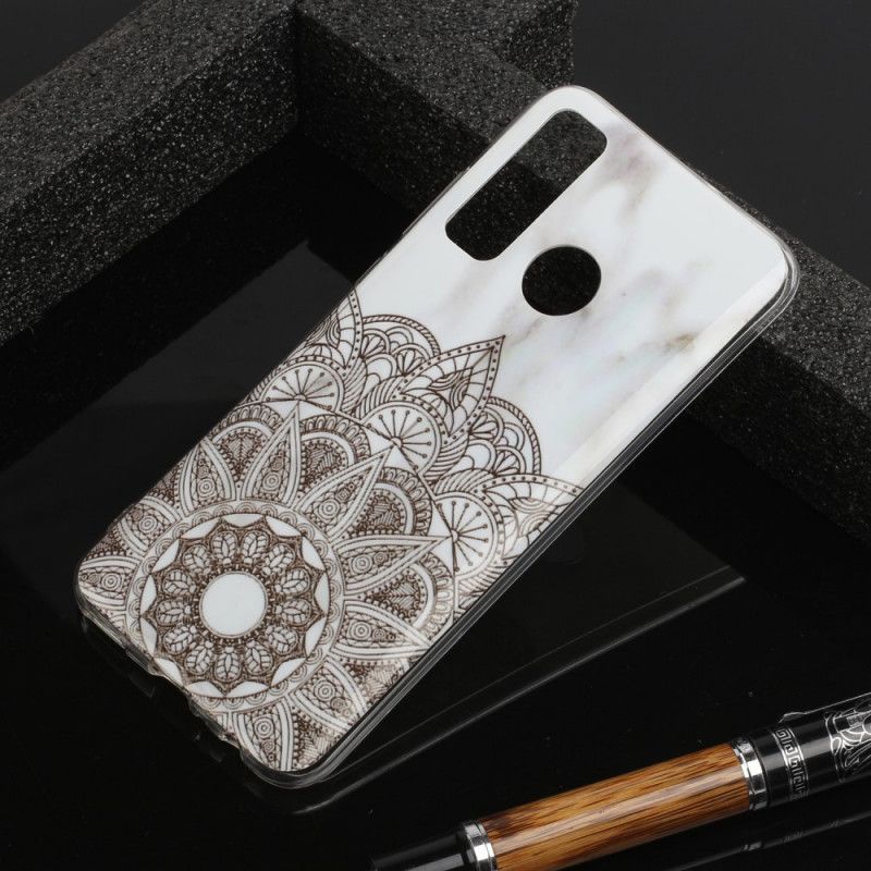 Cover Huawei P Smart 2020 Marmoreret Mandala